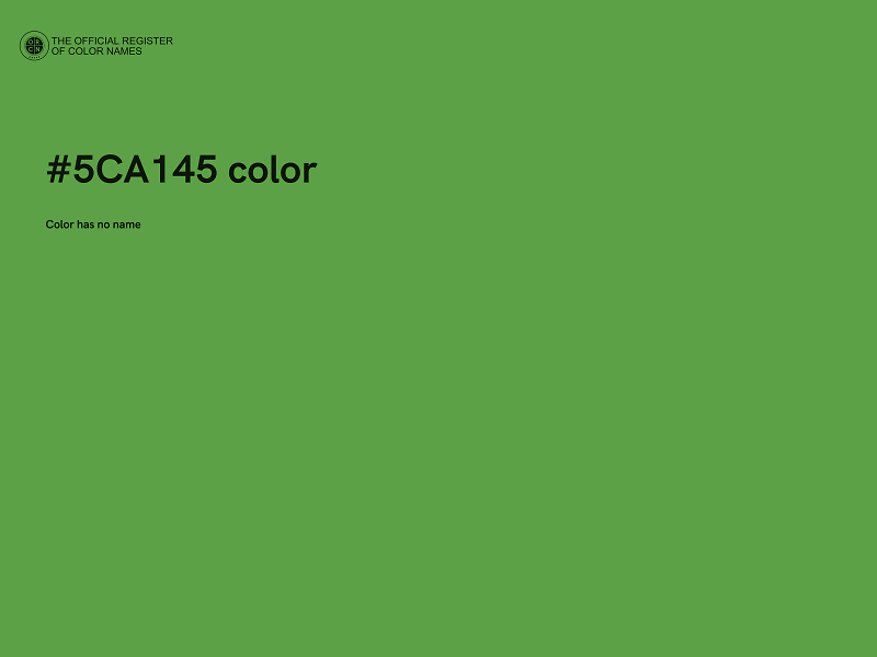 #5CA145 color image