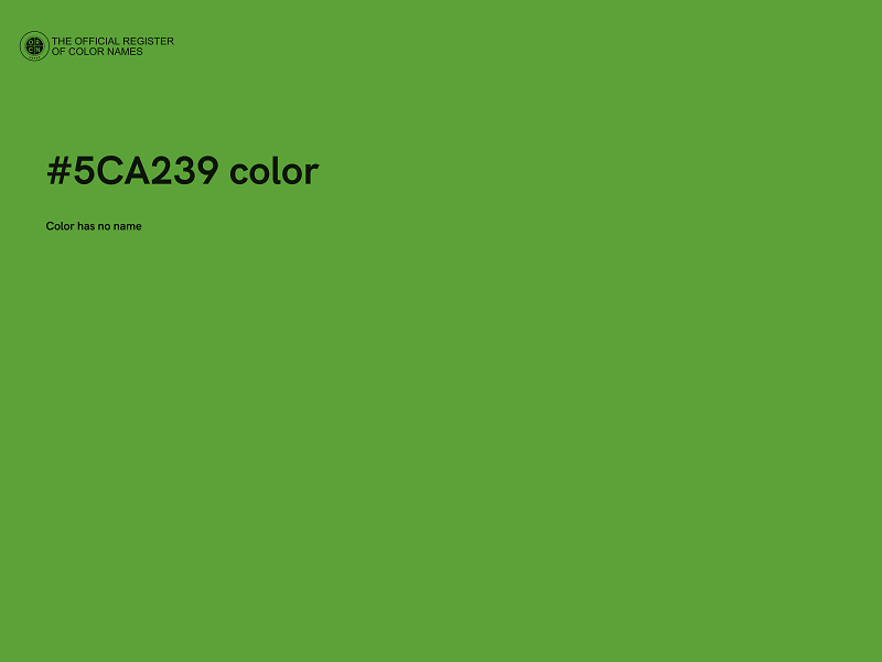 #5CA239 color image