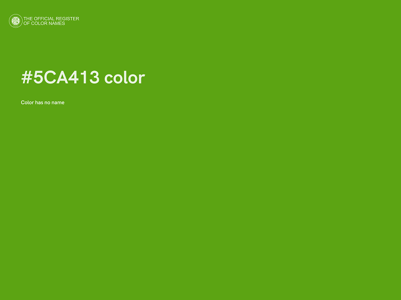 #5CA413 color image