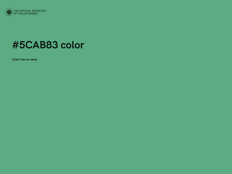 #5CAB83 color image