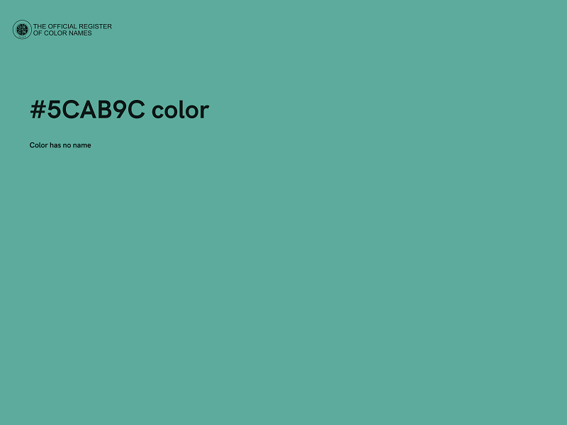 #5CAB9C color image