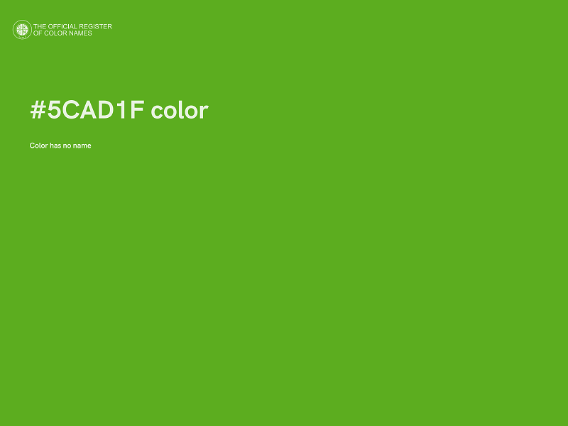 #5CAD1F color image