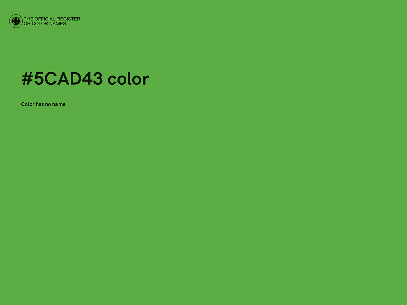 #5CAD43 color image