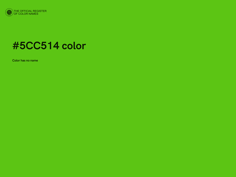 #5CC514 color image