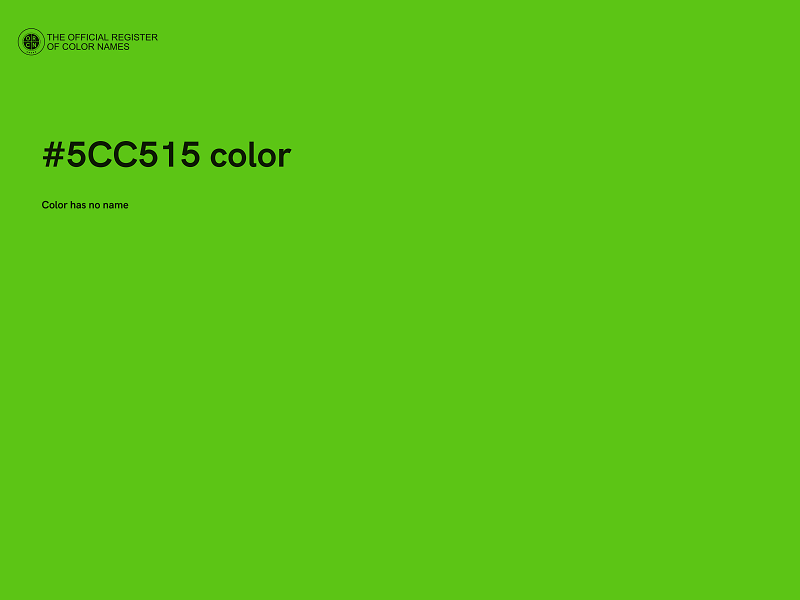 #5CC515 color image