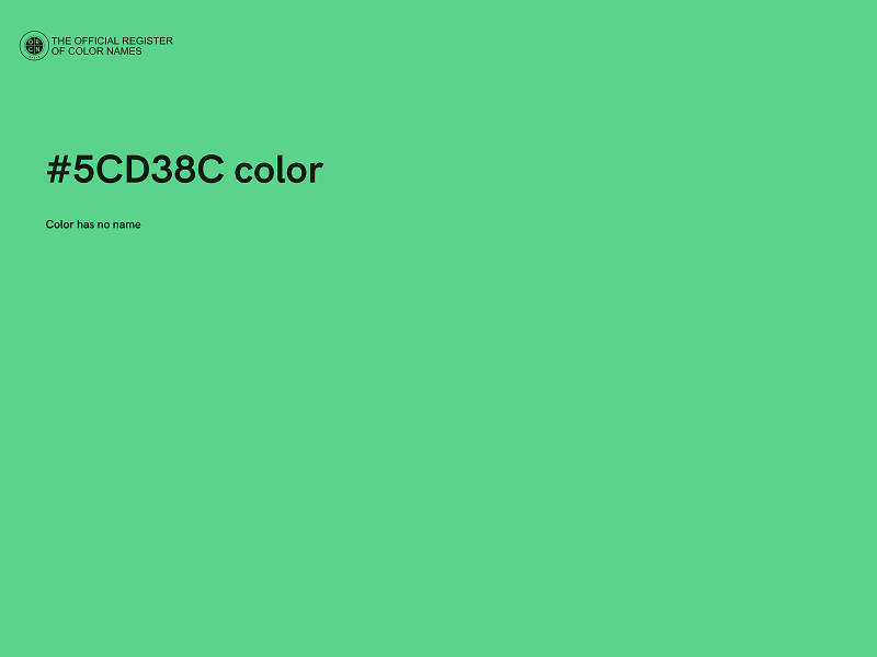 #5CD38C color image