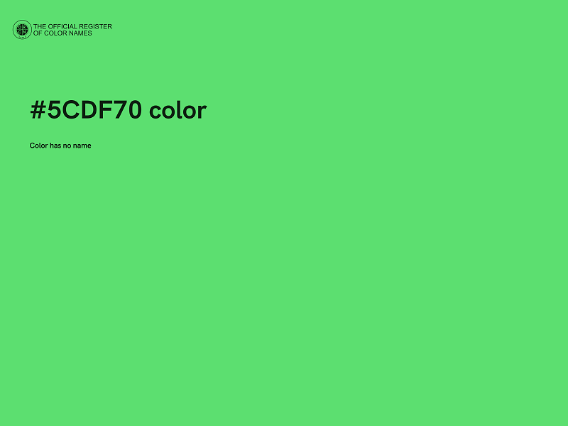 #5CDF70 color image