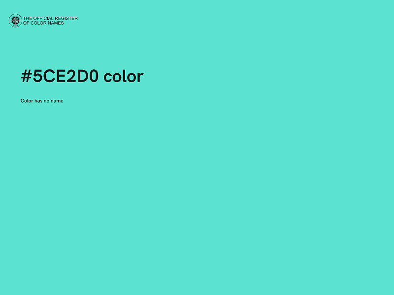 #5CE2D0 color image