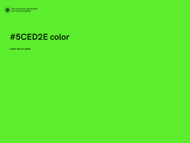 #5CED2E color image