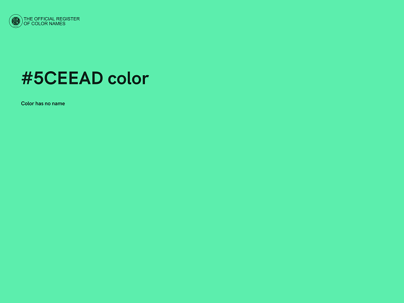 #5CEEAD color image