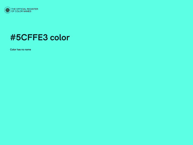 #5CFFE3 color image