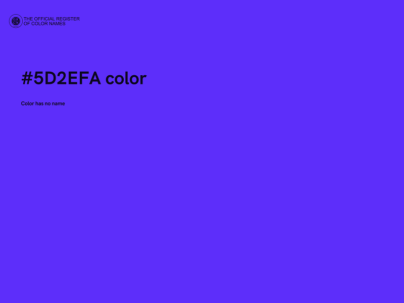 #5D2EFA color image