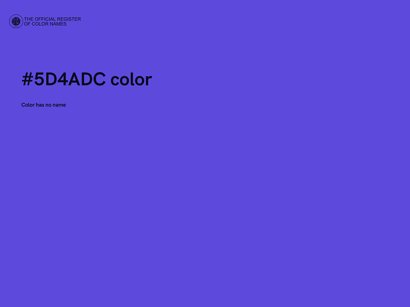 #5D4ADC color image