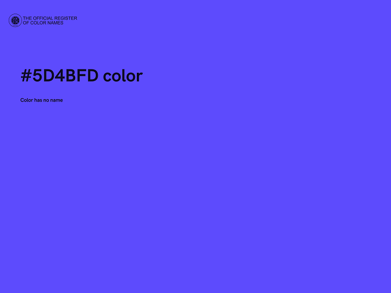 #5D4BFD color image