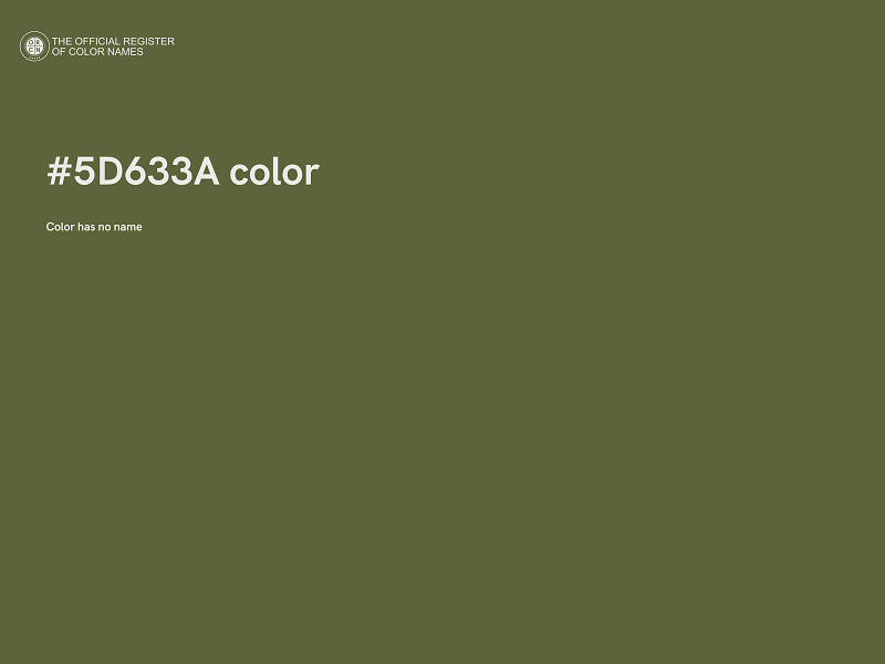 #5D633A color image