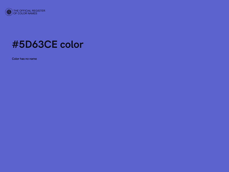 #5D63CE color image