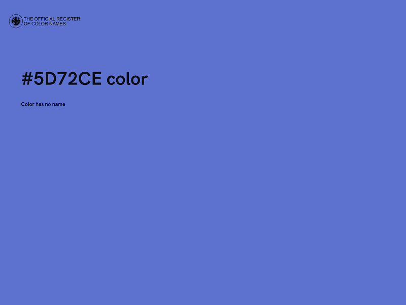 #5D72CE color image