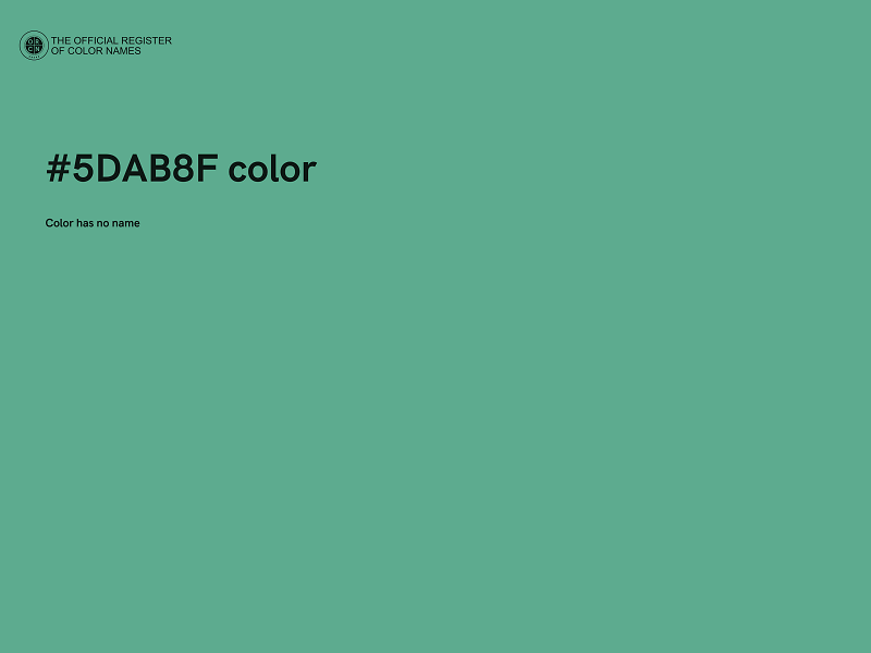 #5DAB8F color image