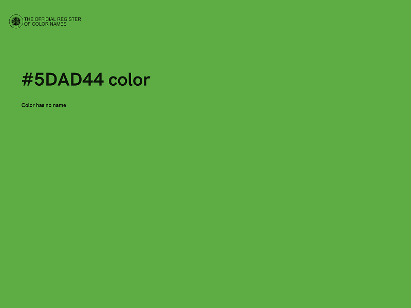 #5DAD44 color image