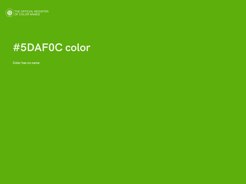 #5DAF0C color image