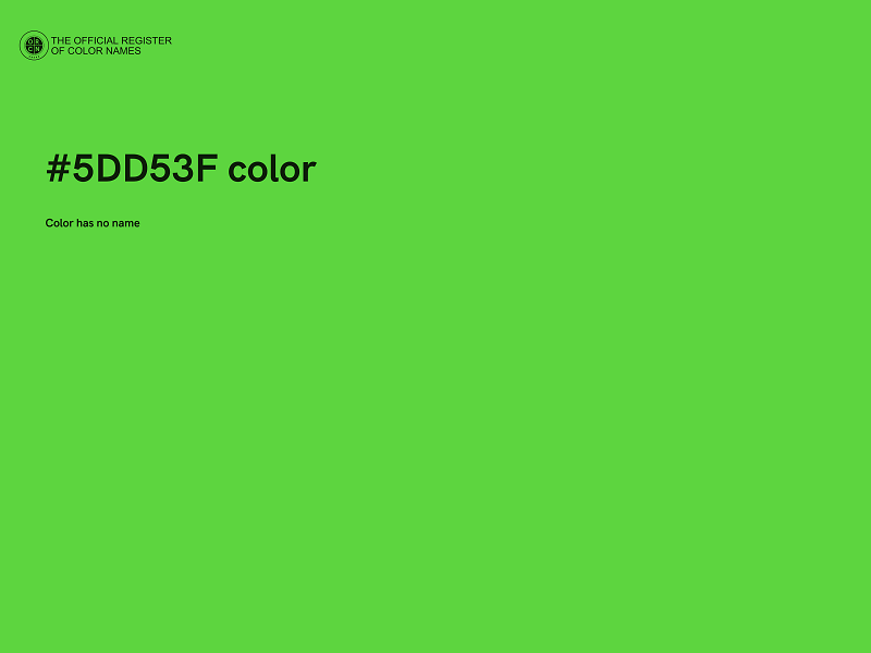 #5DD53F color image