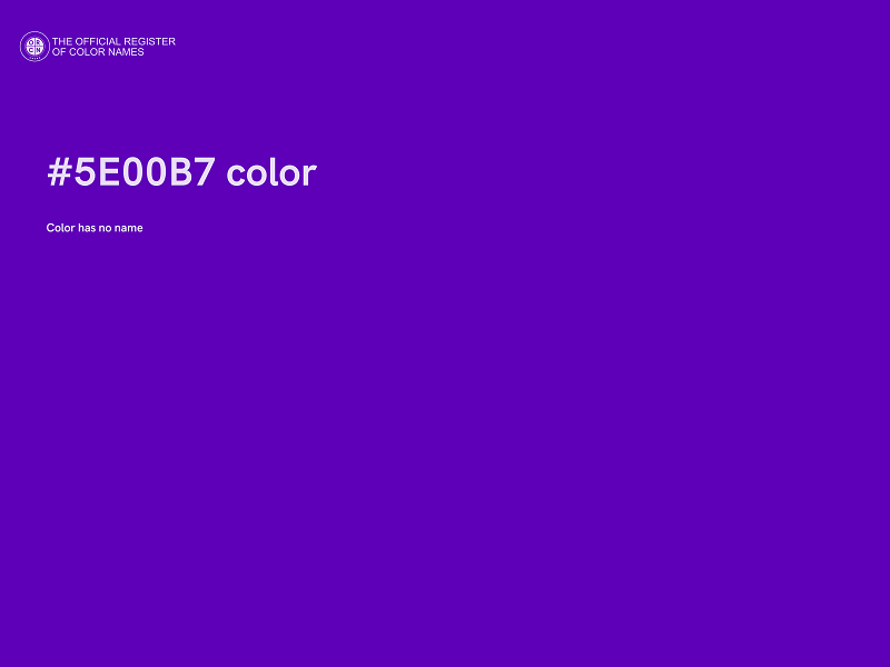 #5E00B7 color image