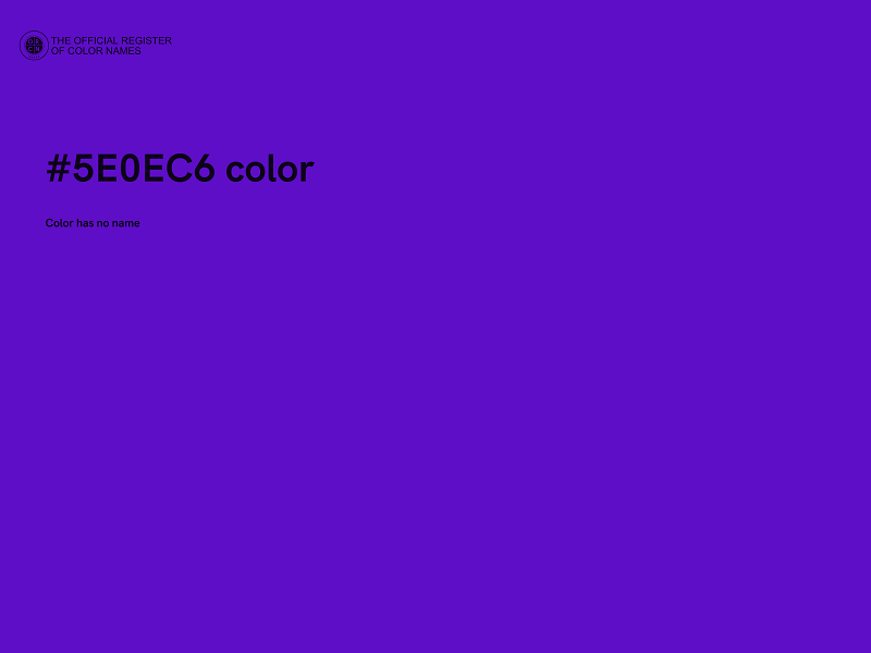 #5E0EC6 color image