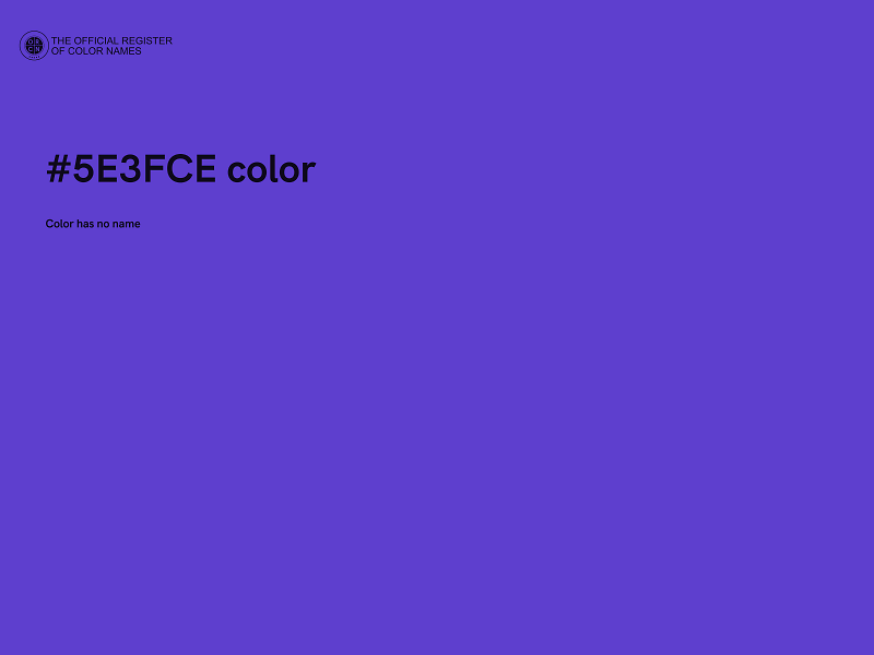 #5E3FCE color image