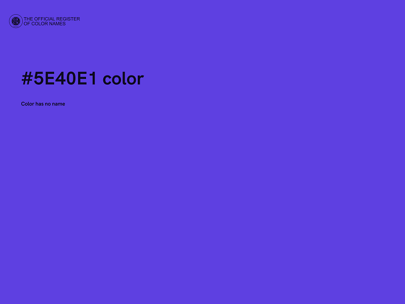 #5E40E1 color image