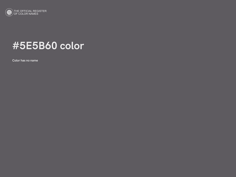 #5E5B60 color image