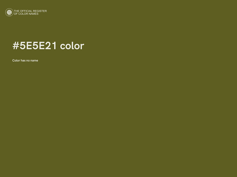 #5E5E21 color image