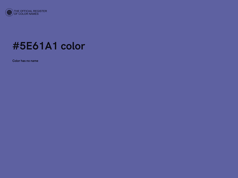 #5E61A1 color image