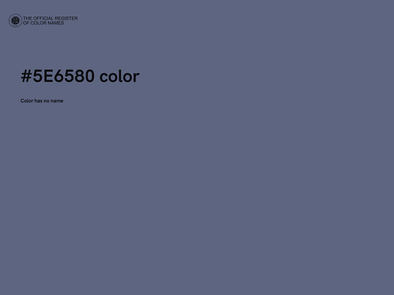 #5E6580 color image