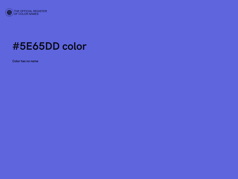 #5E65DD color image