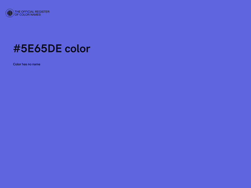 #5E65DE color image