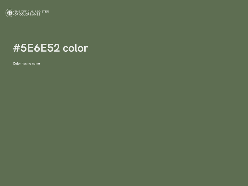 #5E6E52 color image