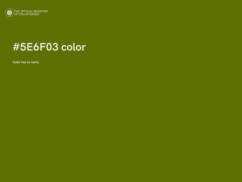 #5E6F03 color image