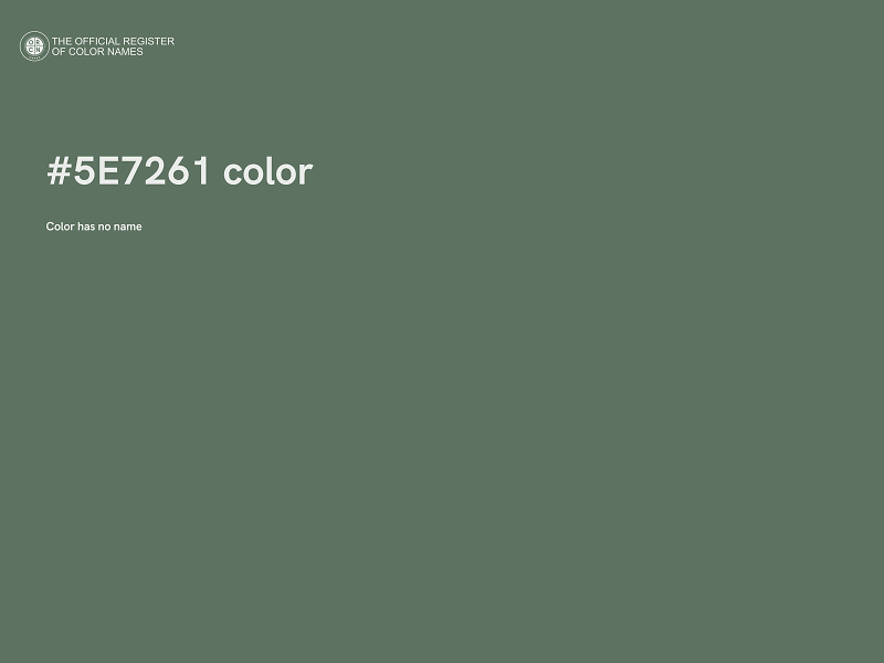 #5E7261 color image