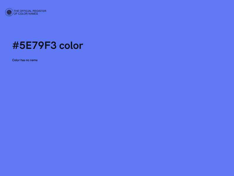 #5E79F3 color image