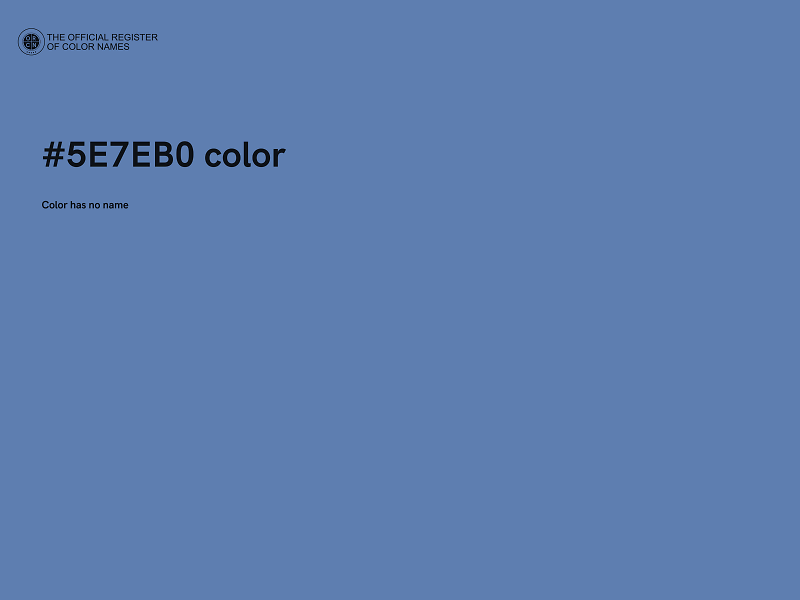 #5E7EB0 color image