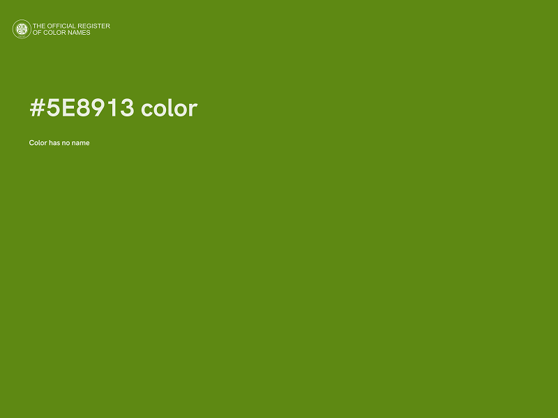 #5E8913 color image