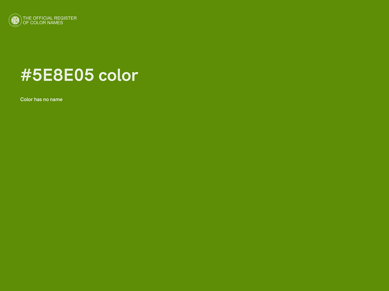 #5E8E05 color image