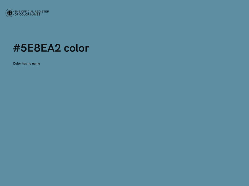 #5E8EA2 color image