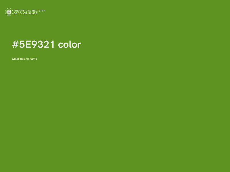 #5E9321 color image