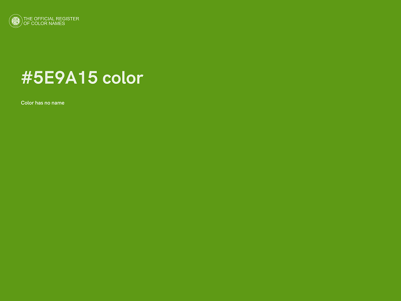 #5E9A15 color image