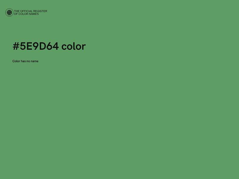 #5E9D64 color image