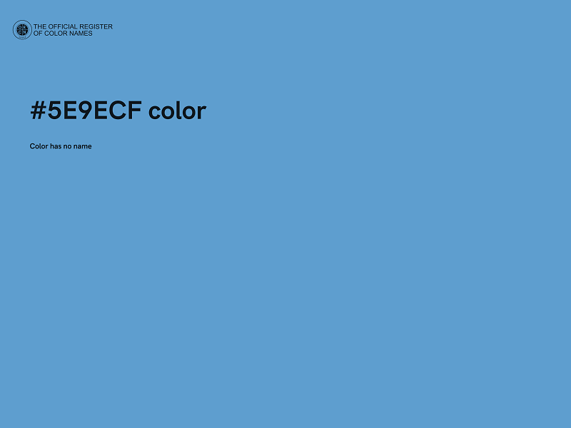 #5E9ECF color image