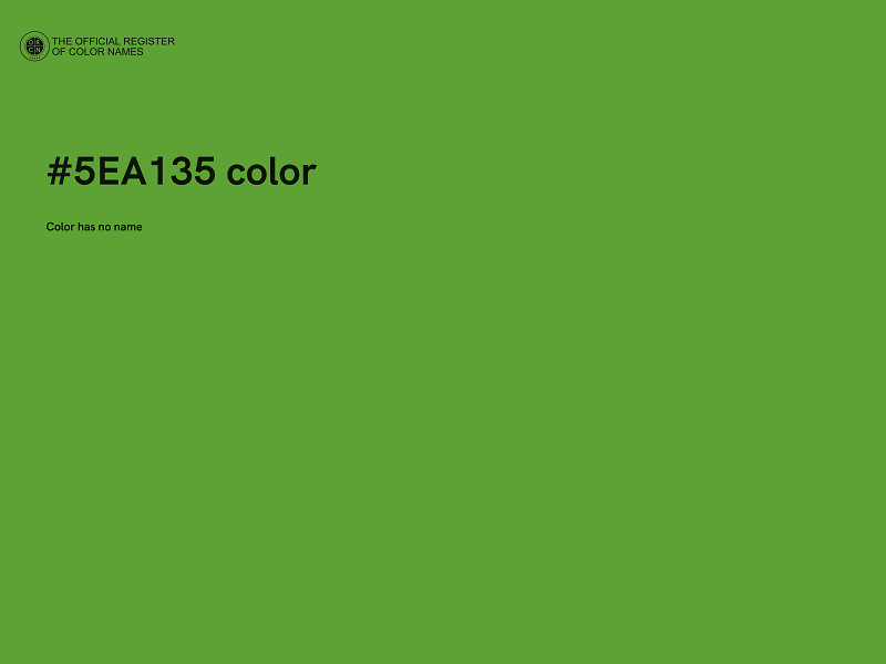 #5EA135 color image