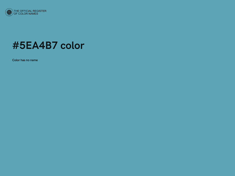 #5EA4B7 color image