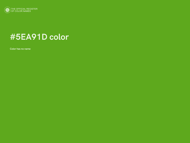 #5EA91D color image